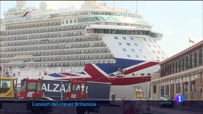 Informatiu Balear - L'ensurt del creuer Britannia
