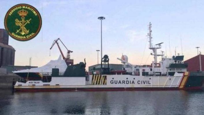 Telediario 1 - La patrullera española Río Tajo devuelve a Senegal a 168 migrantes rescatados en aguas mauritanas