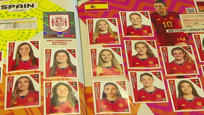 Telediario 1 - El reconocimiento al fútbol femenino, reflejado en los cromos