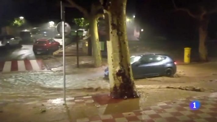L'Informatiu - Aiguats torrencials a la costa: al Maresme s'acumulen prop de 90 litres