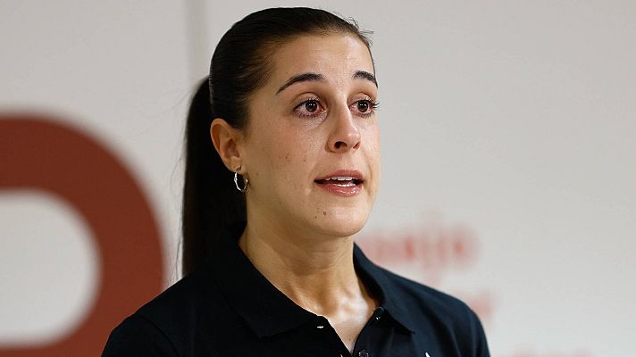 Telediario 2 - Carolina Marín, emocionada tras el subcampeonato del mundo
