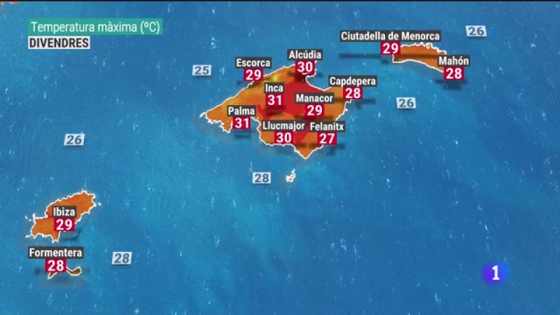 El temps a les Illes Balears - 31/08/23 - Veure ara