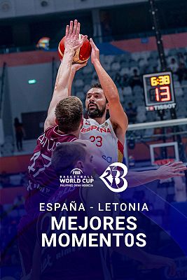  - Mejores momentos: España - Letonia
