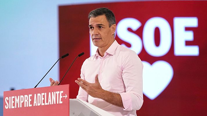 Telediario Fin de Semana - Sánchez acusa a Feijóo de "hacer perder el tiempo a España" con una investidura "'fake'"