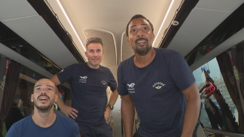 Así celebró el TotalEnergies la victoria de Geoffrey Soupe