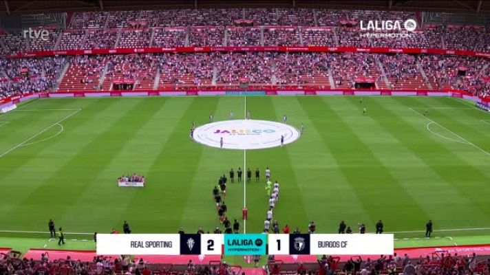 Resúmenes de LaLiga - Sporting - Burgos: resumen del partido de la 4ª jornada