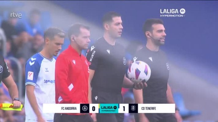 Resúmenes de LaLiga - Andorra - Tenerife: resumen del partido, 4ª jornada