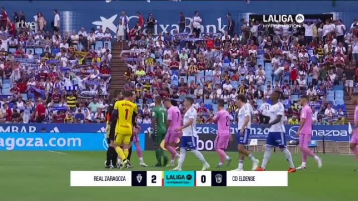 Resúmenes de LaLiga - Zaragoza - Eldense: resumen del partido de la 4ª jornada