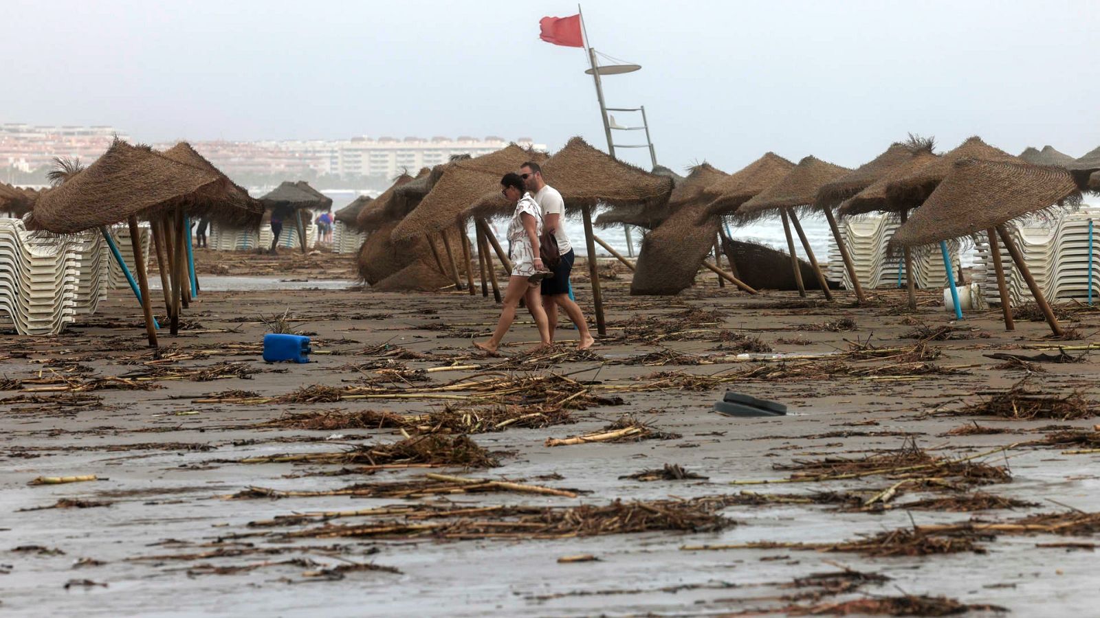 Las primeras lluvias de septiembre acumulan casi 190 litros por metro cuadrado en algunos puntos