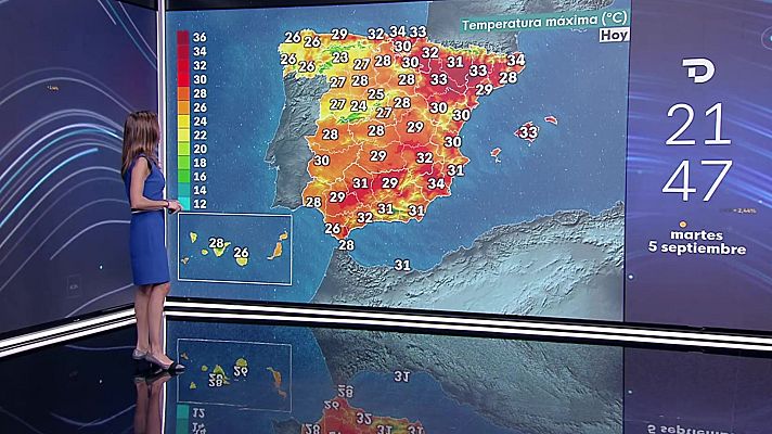 El tiempo - Temperaturas diurnas en ascenso en el centro y sur peninsular