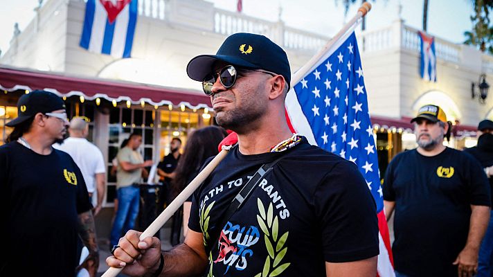 Telediario 1 - Condenado a 22 años de cárcel el líder de los 'Proud Boys' por el asalto al Capitolio