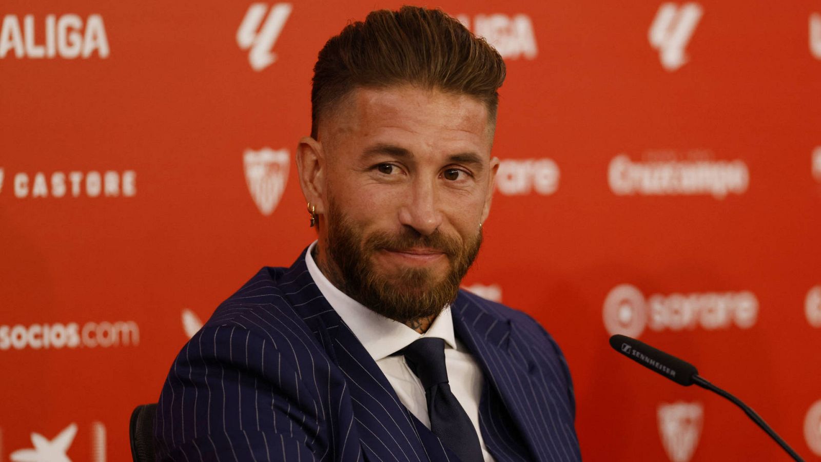 Sergio Ramos, presentado en Sevilla: "Ojalá gane un título con mi equipo del alma" -- Ver ahora en RTVE Play