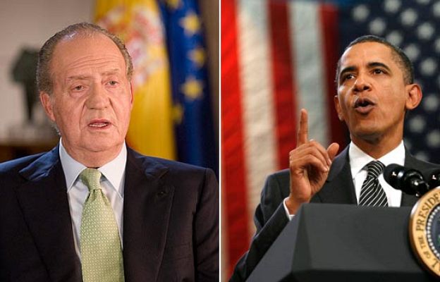  - El Rey visita a Obama en Washington