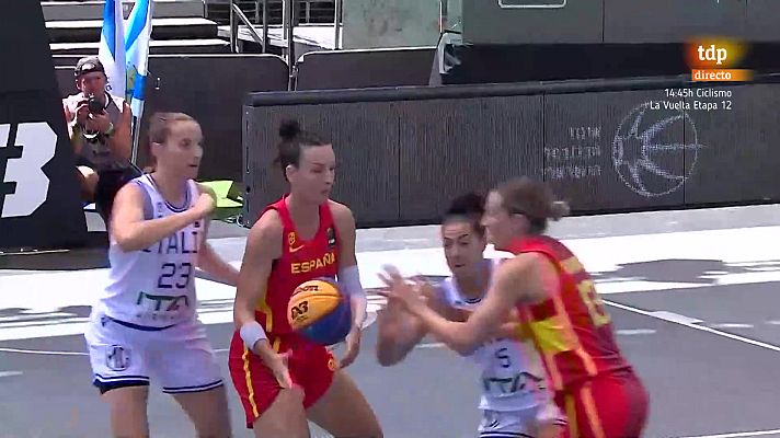 Baloncesto en RTVE - 3X3 Copa de Europa.  1/4 Final femenina: Italia - España