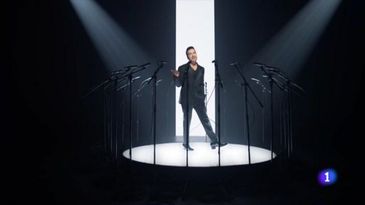 Telediario 1 - Luis Fonsi arranca por primera vez su gira internacional en España