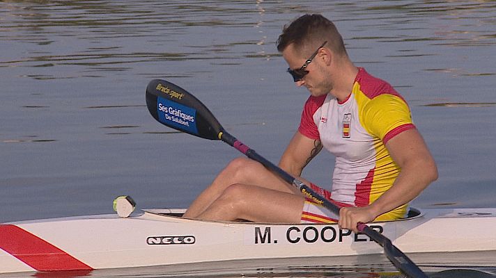 Telediario 2 - Los objetivos de Marcus Cooper en París 2024 como piragüista y abanderado español