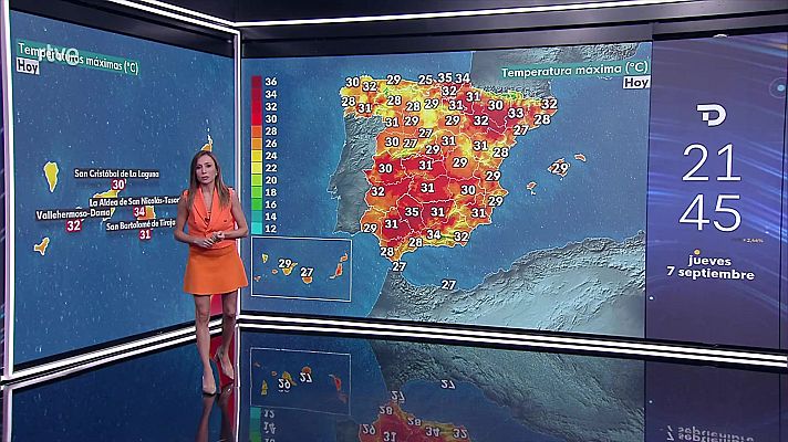 El tiempo - Intervalos nubosos en el resto del área mediterránea, con posibilidad de alguna lluvia débil en litorales sudeste