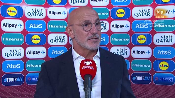 Fútbol - Luis de la Fuente: "Me siento fuerte por el apoyo de los jugadores"