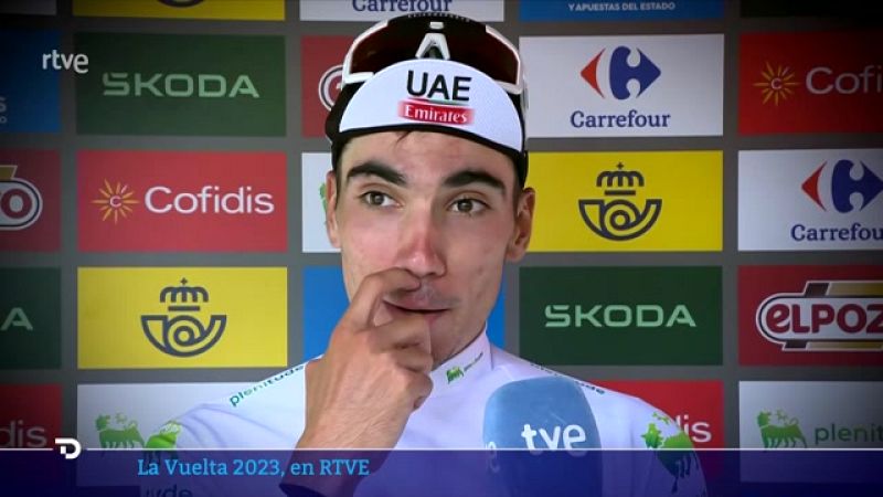 Juan Ayuso: "Mirase a donde mirase siempre había uno de amarillo" | Ver