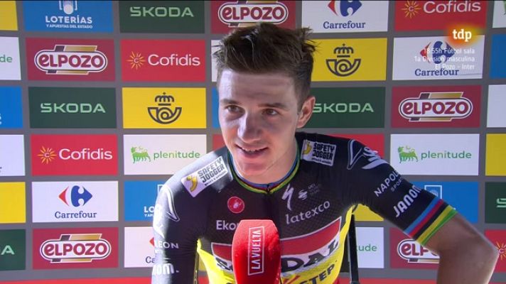  - Vuelta 2023 | Evenepoel: "Esta segunda victoria de etapa es muy bonita; ayer me costó dormir"