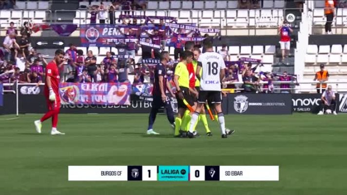 Resúmenes de LaLiga - Burgos - Eibar: resumen del partido, 5ª jornada