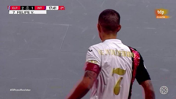  - Un doblete de Valerio decanta el clásico entre Pozo Murcia e Inter Movistar