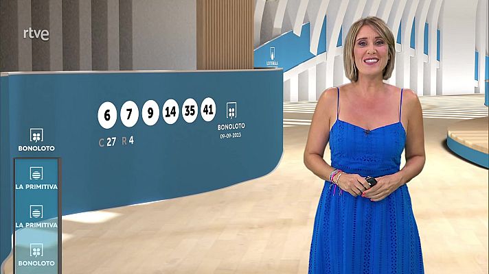 Loterías - Sorteo de la Bonoloto y Primitiva del 09/09/2023