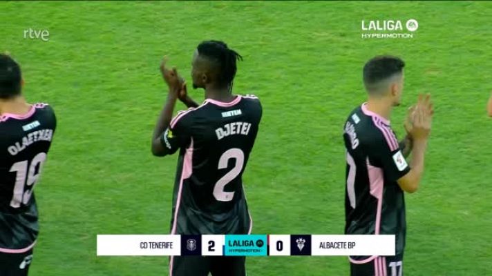Resúmenes de LaLiga - Tenerife - Albacete: resumen del partido, 5ª jornada