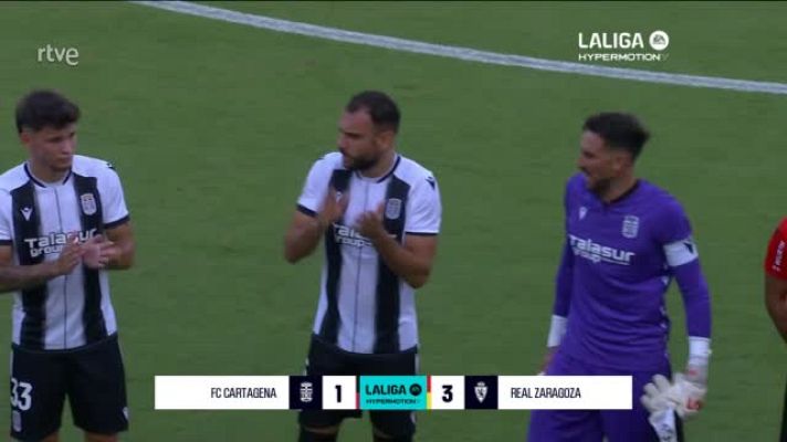 Resúmenes de LaLiga - Cartagena - Zaragoza: resumen del partido de la 5ª jornada