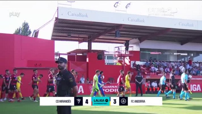Resúmenes de LaLiga - Mirandés - Andorra: resumen del partido, 5ª jornada