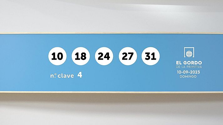 SELAE - Sorteo de la Lotería Gordo de la Primitiva del 10/09/2023