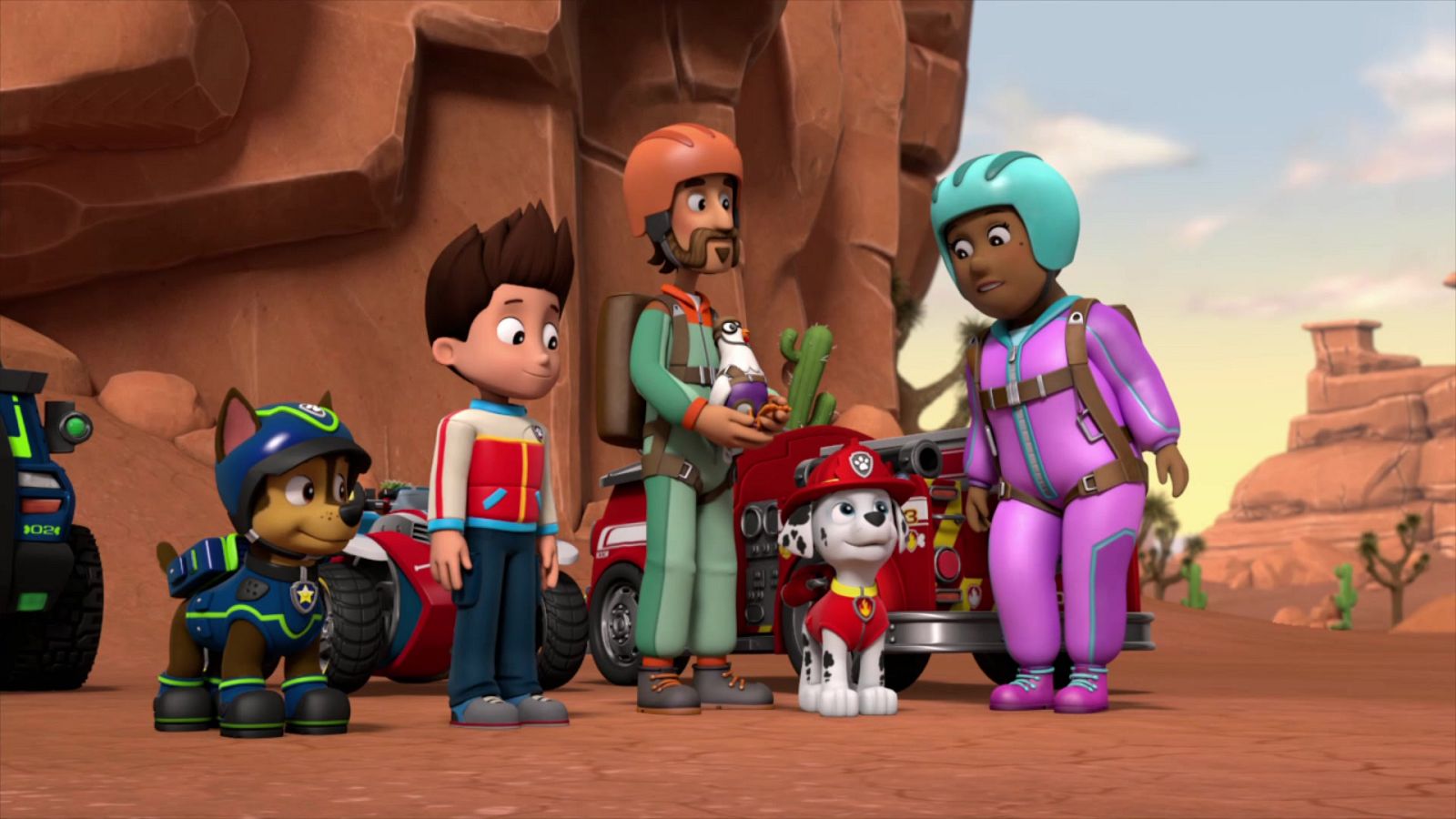 La patrulla salva a los paracaidistas - La patrulla canina | Ver