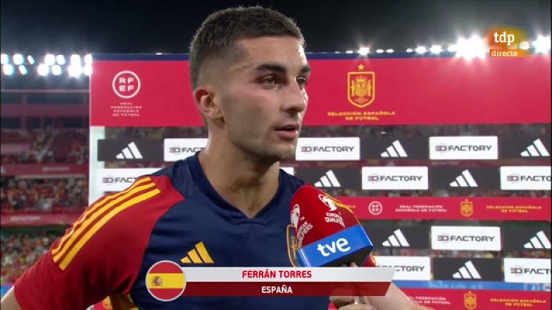 España 6-0 Chipre | Ferran Torres, tras su doblete: "Cada vez que vega a la selección voy a demostrar de lo que soy capaz"