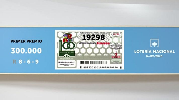 SELAE - Sorteo de la Lotería Nacional del 14/09/2023