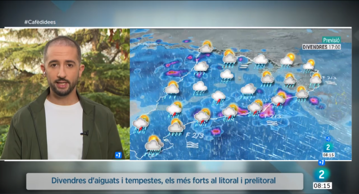 El temps - Divendres de forts aiguats i cap de setmana càlid i tranquil
