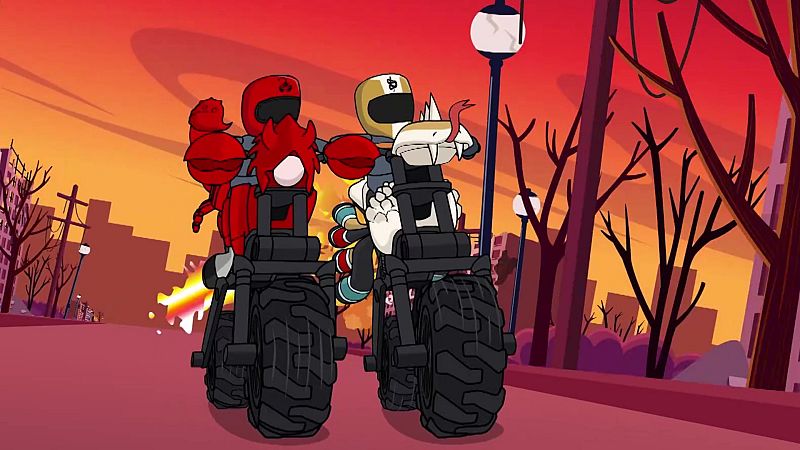 Adelantamientos increíbles en Destro City - Swap Riders: Tunning The Beast | Ver