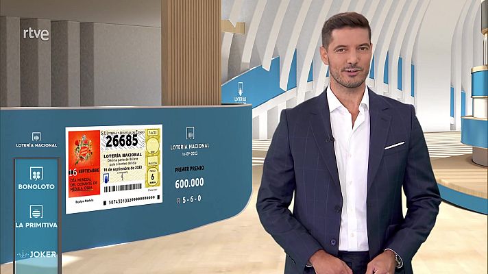 Loterías - Sorteo de la Lotería Nacional del 16/09/2023