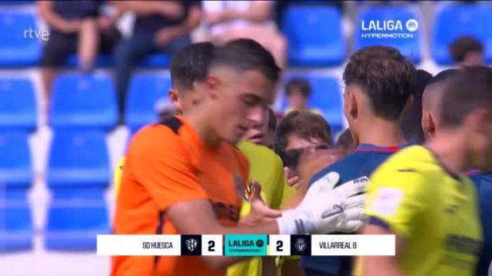Resúmenes de LaLiga - Huesca - Villarreal B: resumen del partido, 6ª jornada