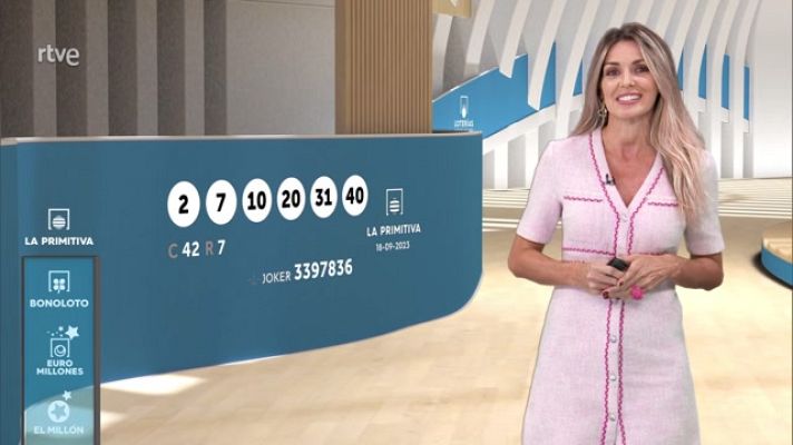 Loterías - Sorteo de la Bonoloto y Primitiva del 18/09/2023