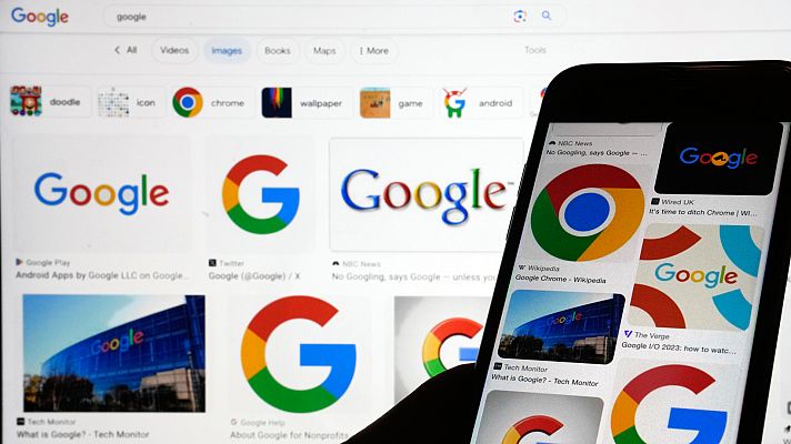 Telediario 1 - Google cumple 20 años en España