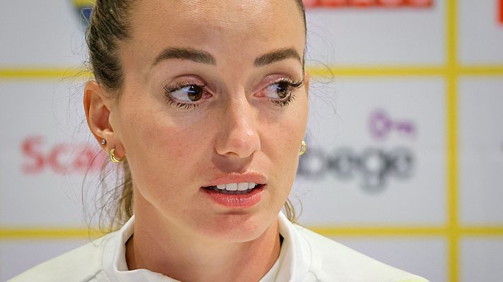 Telediario 1 - Asllani, jugadora de Suecia, apoya a la selección española: "Es muy importante la lucha que están haciendo"