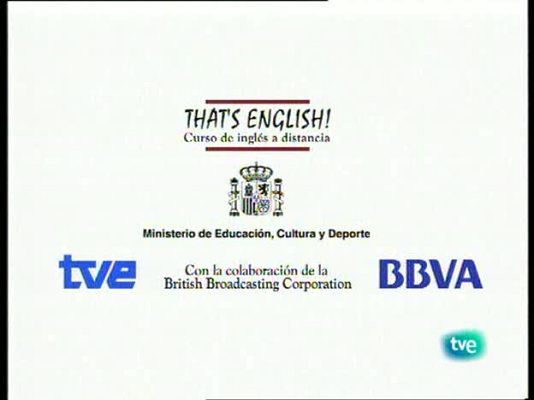 That's English - Módulo 8 - Unidad 6 - Programa 2