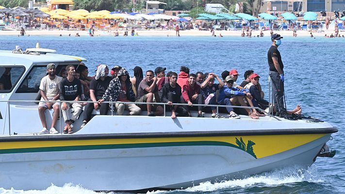 Telediario 2 - Túnez gana peso en la ruta migratoria del Mediterráneo Central