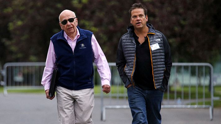 Telediario 1 - El magnate de los medios Rupert Murdoch se retira y deja a su hijo al frente de su negocio