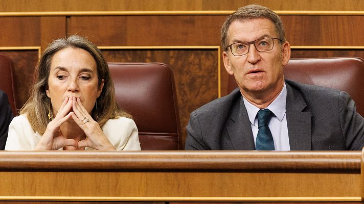 Telediario 2 - El PP busca socialistas descontentos que apoyen la investidura de Feijóo