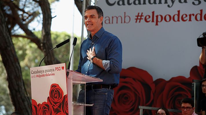 Telediario Fin de Semana - Sánchez, sobre el acto del PP: "Debe estar celebrando que Feijóo perderá la investidura"