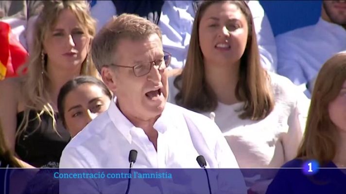 L'Informatiu - Feijóo fa servir l'amnistia com a palanca per a la investidura