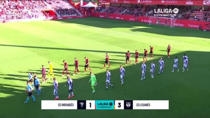 Resúmenes de LaLiga - Mirandés - Leganés: resumen del partido de la 7ª jornada | Segunda