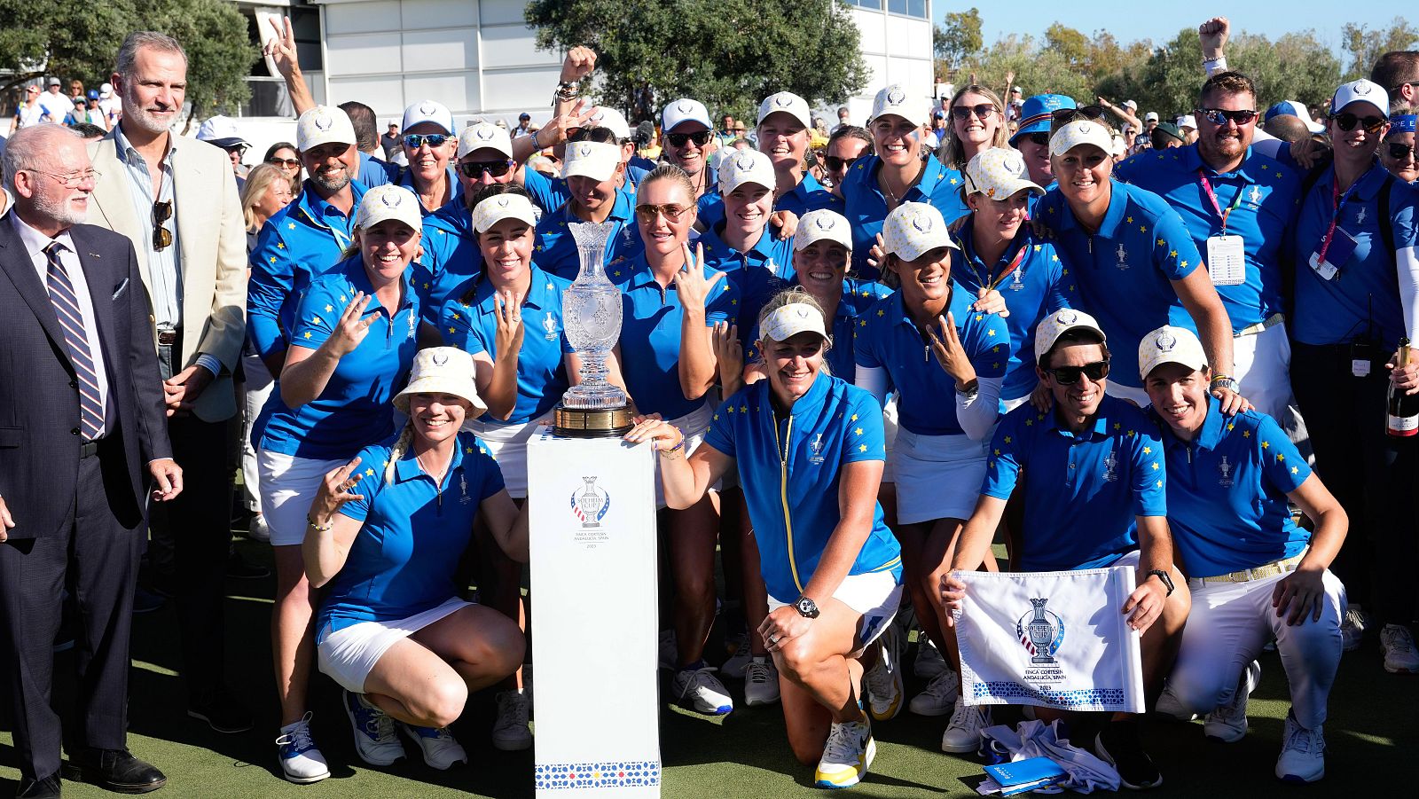 Susan Petersen alza la tercera Solheim Cup consecutiva para Europa - ver ahora