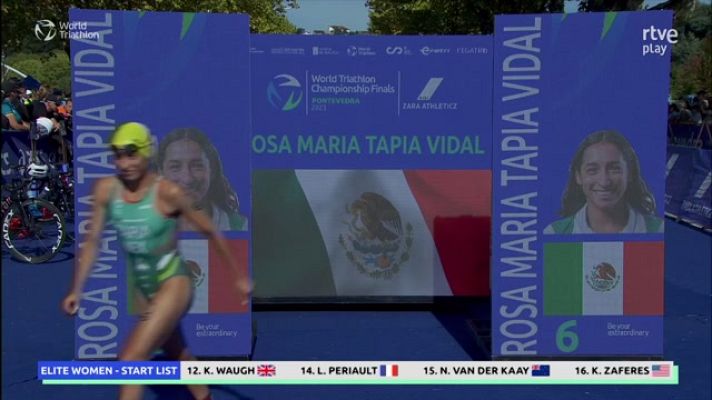 Triatlón - World Championships Series. Prueba élite femenina completa.